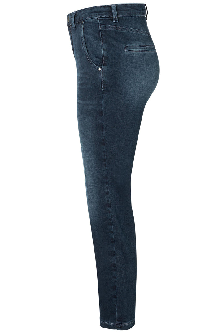 Mac 5459-90-0355 Dream Chino D847 Fancy Night Blue Denim Trousers - Olivia Grace Fashion