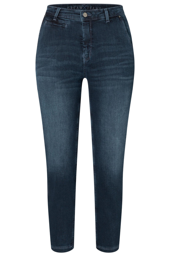 Mac 5459-90-0355 Dream Chino D847 Fancy Night Blue Denim Trousers - Olivia Grace Fashion