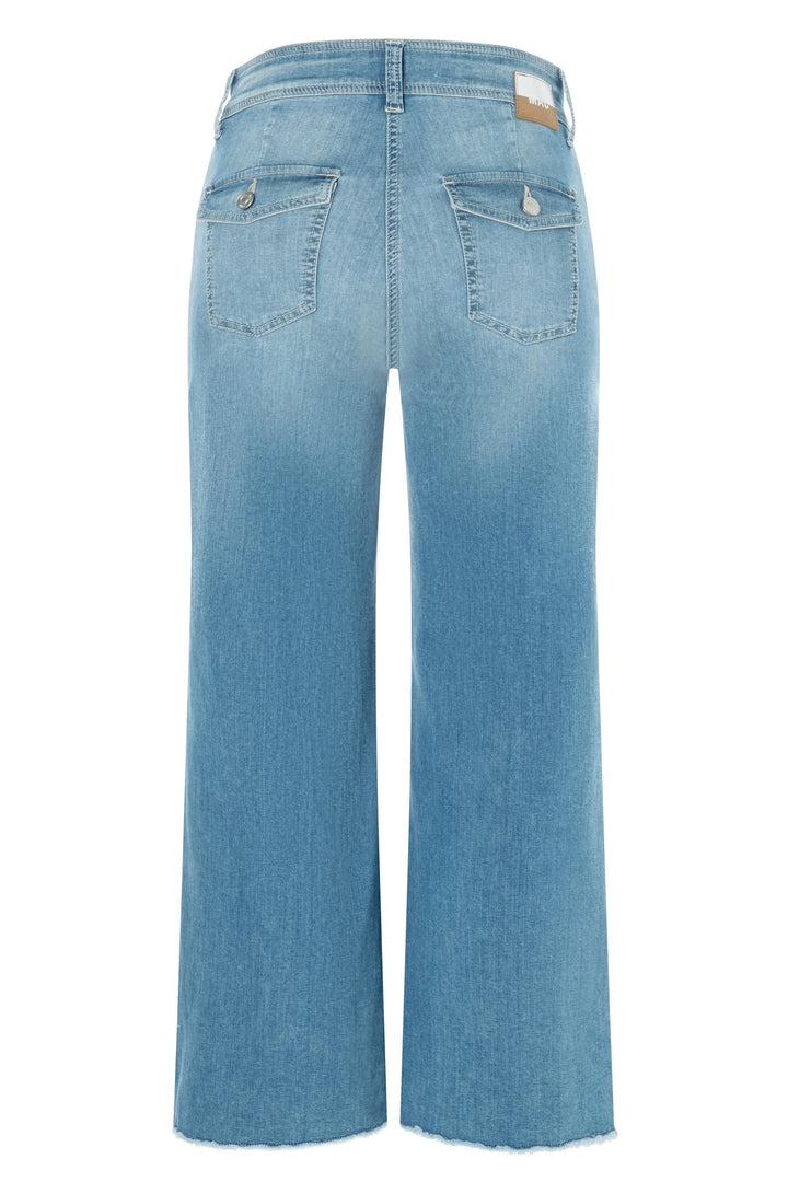 Blue jeans on a white background