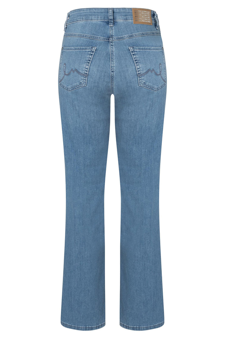 Mac Jeans Laura Baby Blue Authentic Stretch Denim 5225-90-0387L D429 - Olivia Grace Fashion