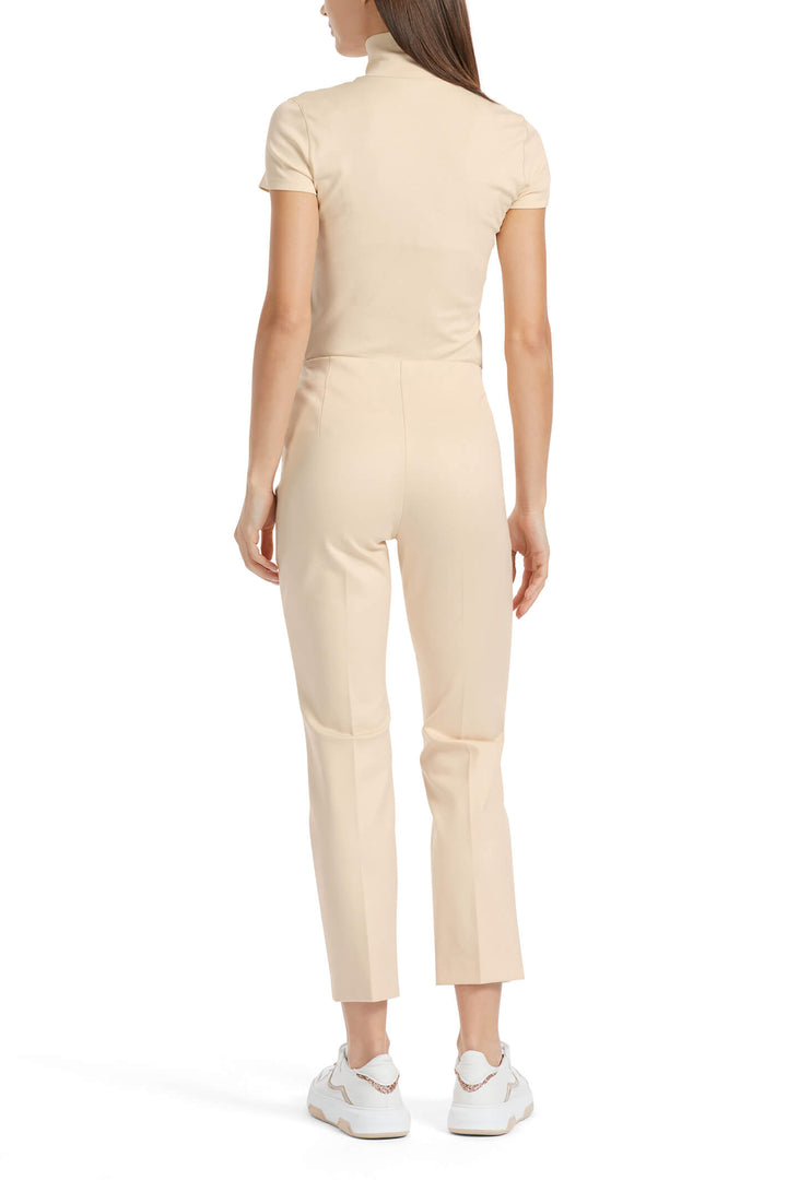 Marc Cain Additions VA 81.23 J24 Sydney 132 Dark Cream Slim Fit Trousers - Olivia Grace Fashion