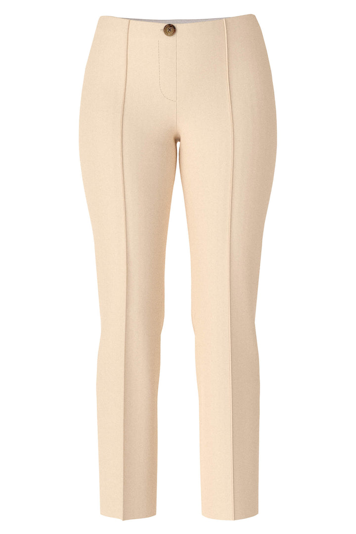 Marc Cain Additions VA 81.23 J24 Sydney 132 Dark Cream Slim Fit Trousers - Olivia Grace Fashion