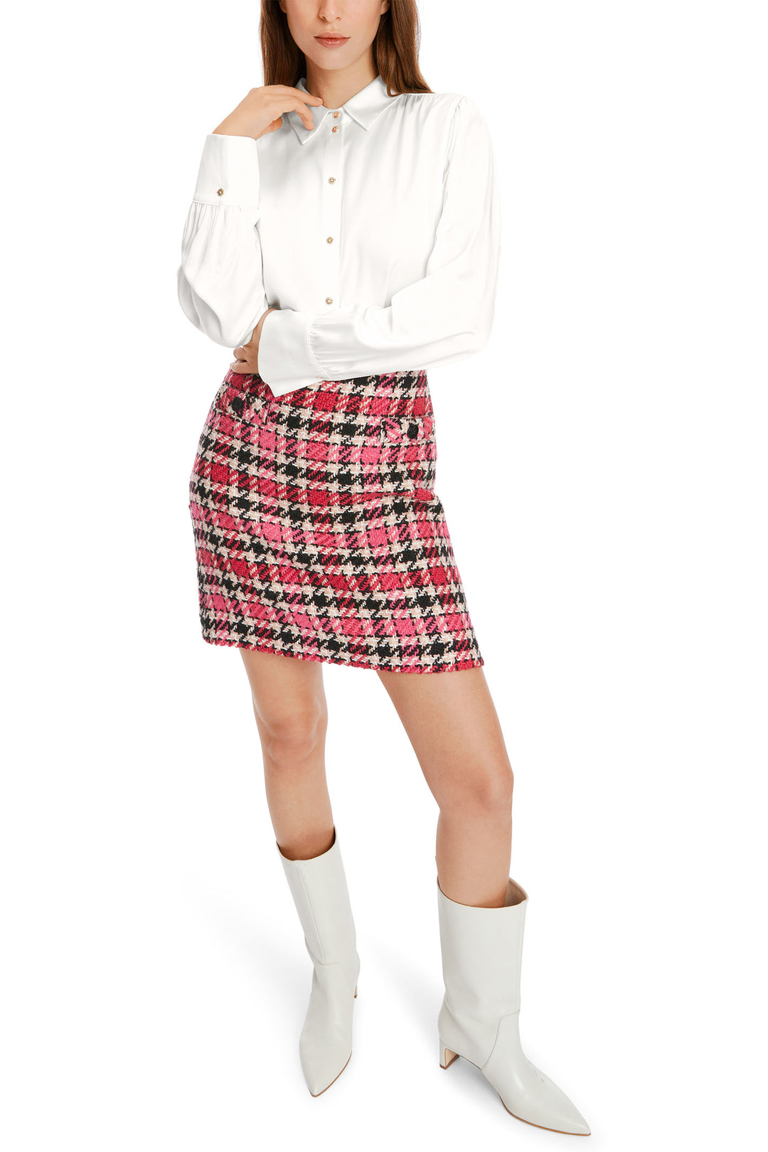 Marc Cain Collection Shirt Winter White XC 51.37 W85 110 - Olivia Grace Fashion