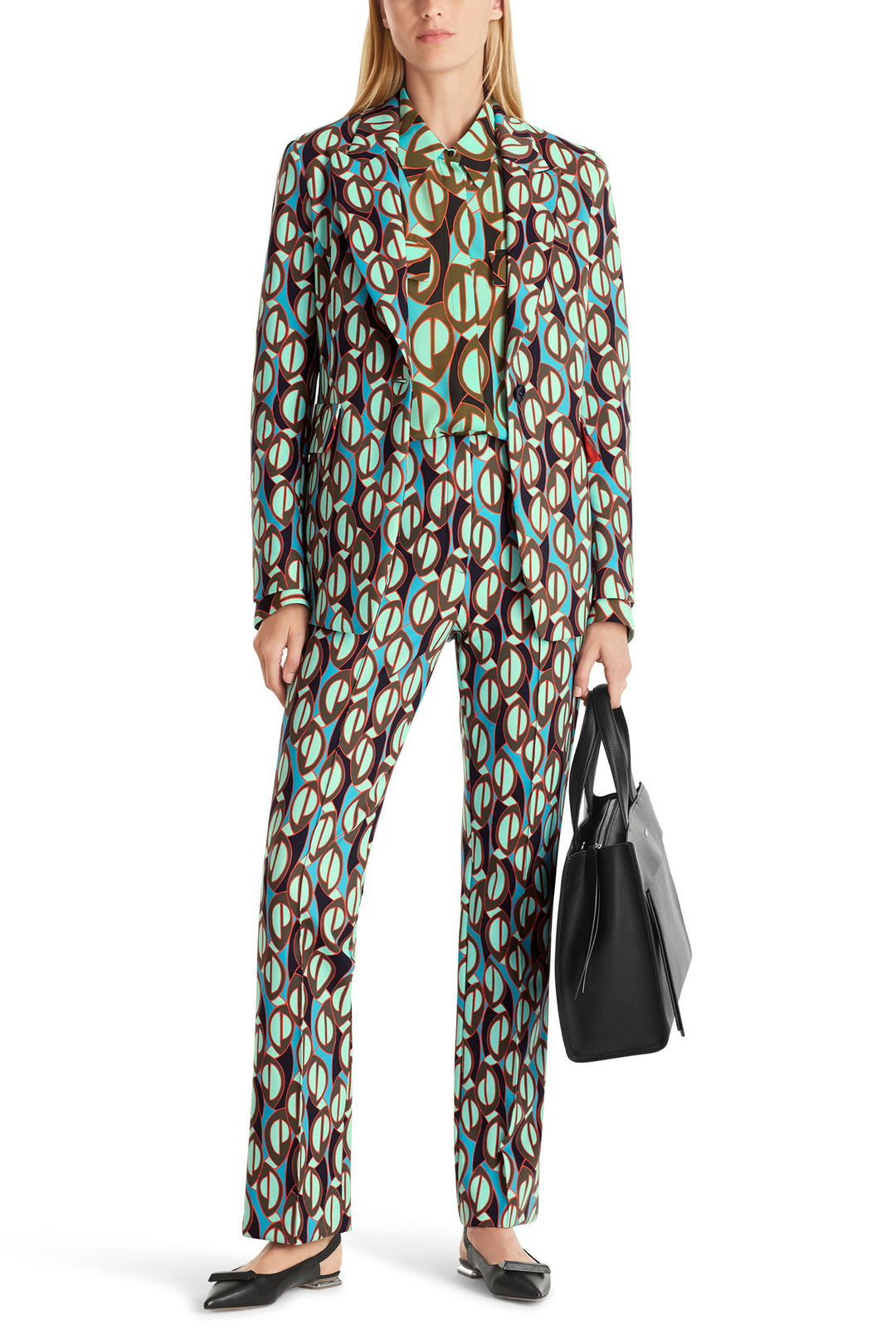 Marc Cain Collection WC 34.05 J01 562 Soft Malachite Green Blazer Jacket - Olivia Grace Fashion