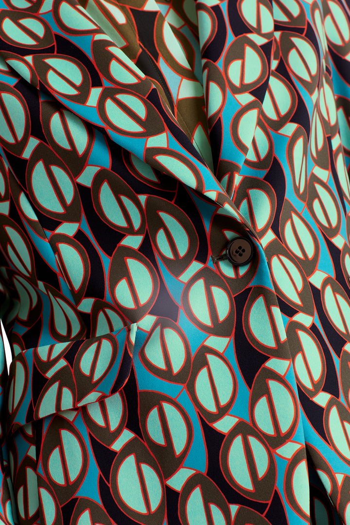 Marc Cain Collection WC 34.05 J01 562 Soft Malachite Green Blazer Jacket - Olivia Grace Fashion