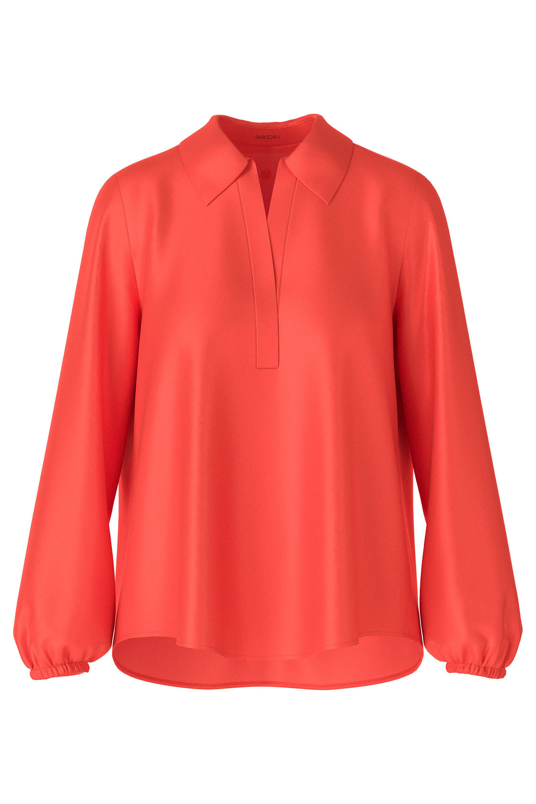 Marc Cain Collection WC 51.09 W08 223 Bright Tomato Red Blouse - Olivia Grace Fashion
