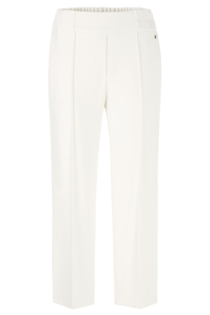 Marc Cain Collection WC 81.25 W03 110 Off White Washington Trousers - Olivia Grace Fashion