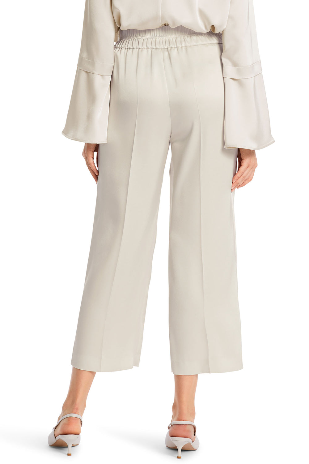 Marc Cain Collection WC 81.25 W15 182 Beige Smoke Washington Trousers - Olivia Grace Fashion