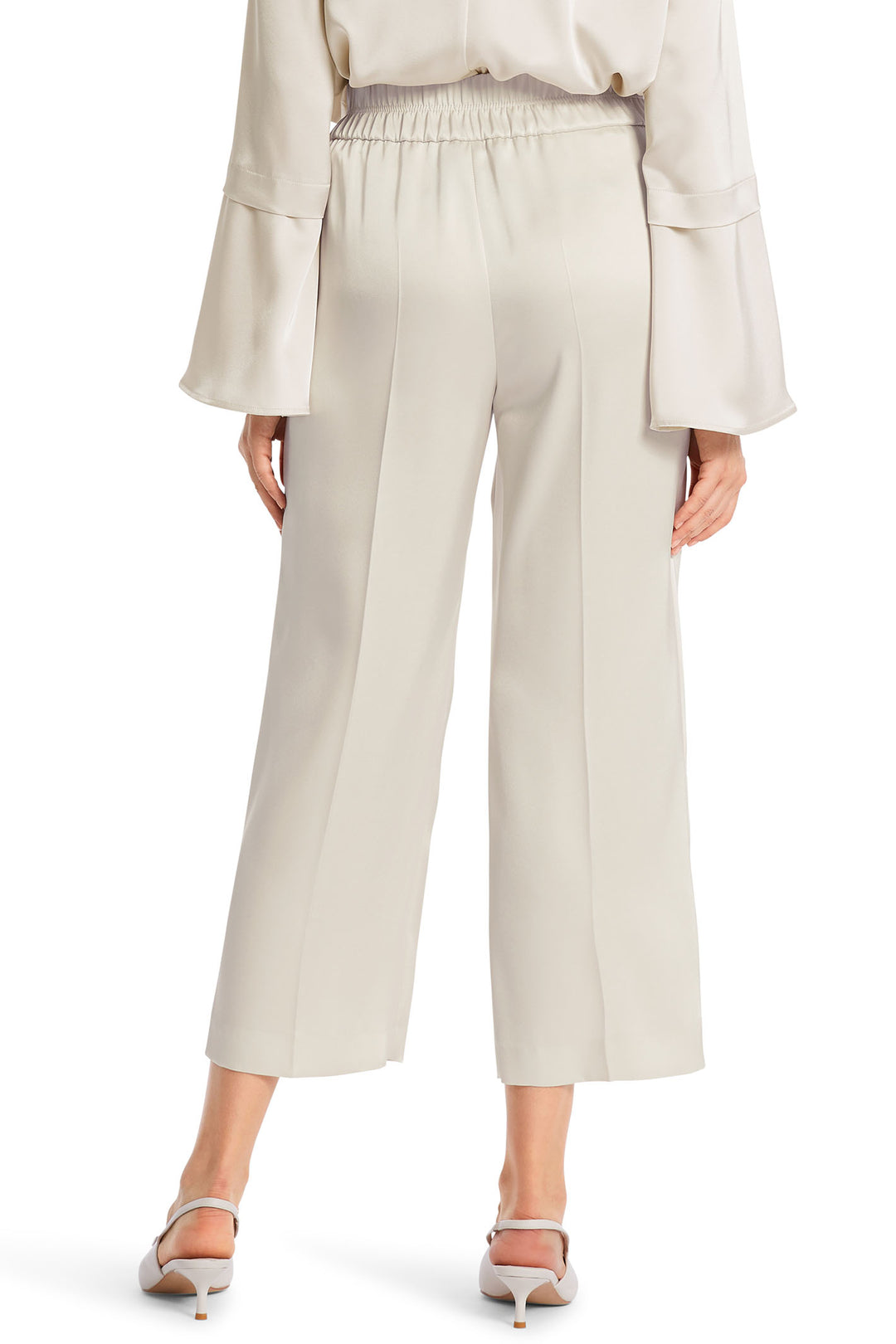 Marc Cain Collection WC 81.25 W15 182 Beige Smoke Washington Trousers - Olivia Grace Fashion