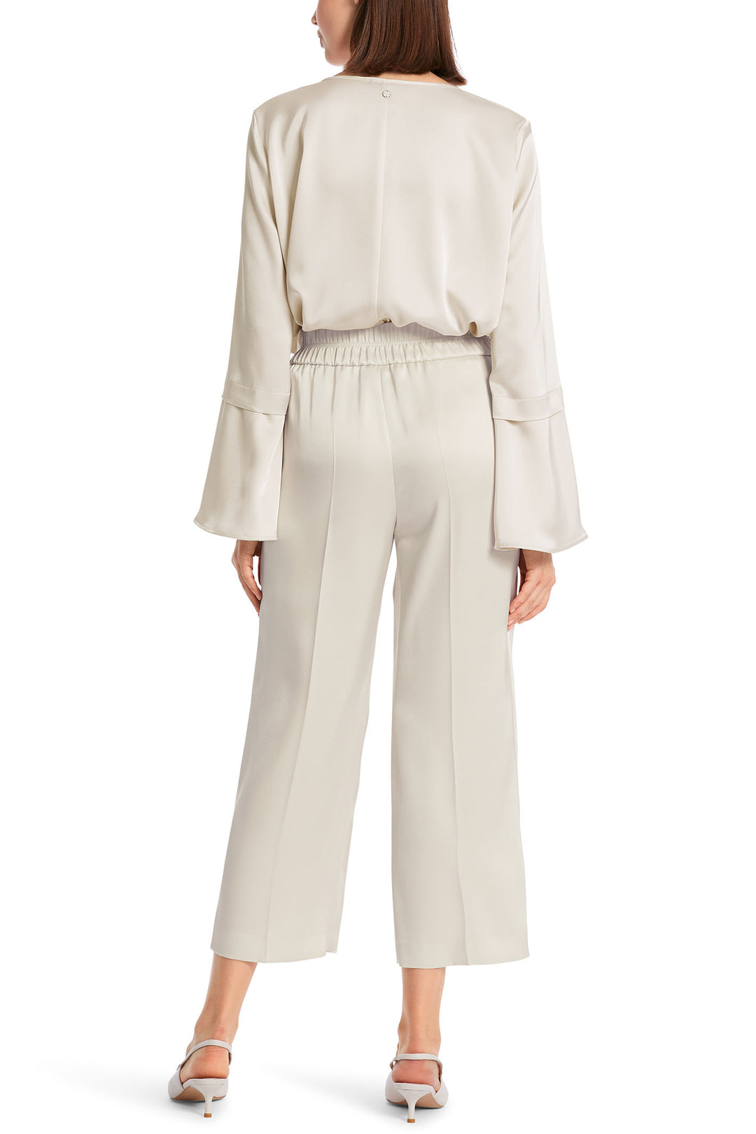 Marc Cain Collection WC 81.25 W15 182 Beige Smoke Washington Trousers - Olivia Grace Fashion