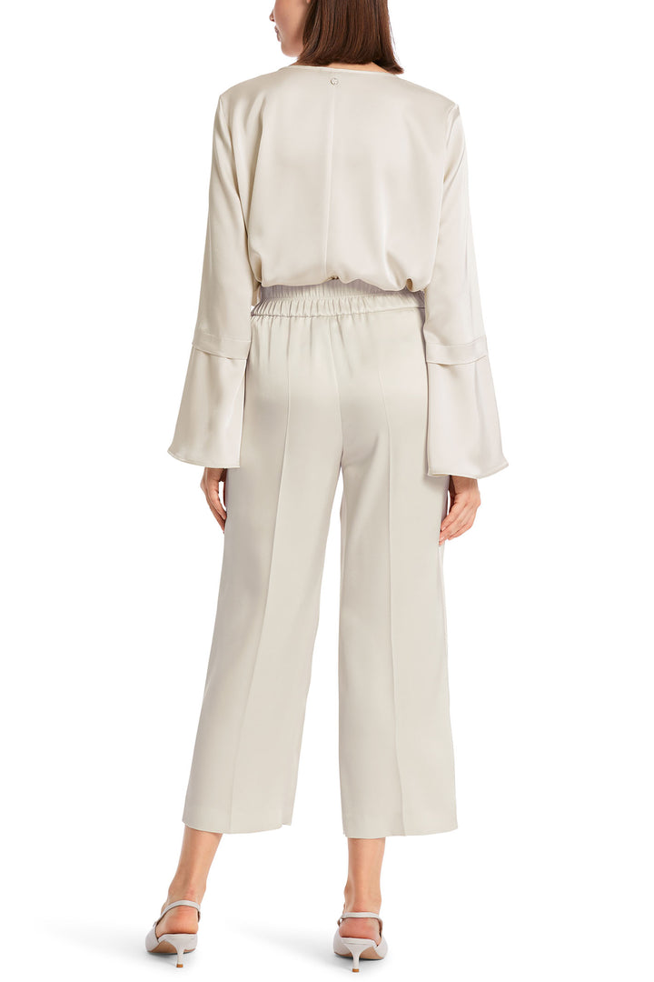 Marc Cain Collection WC 81.25 W15 182 Beige Smoke Washington Trousers - Olivia Grace Fashion