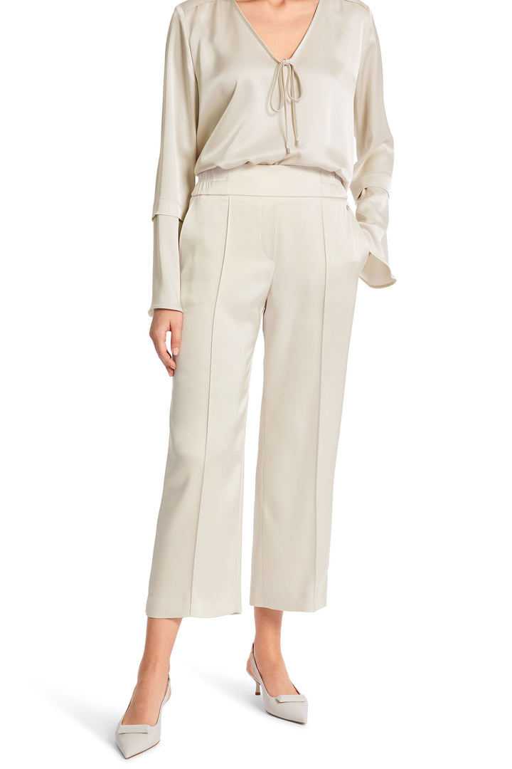 Marc Cain Collection WC 81.25 W15 182 Beige Smoke Washington Trousers - Olivia Grace Fashion