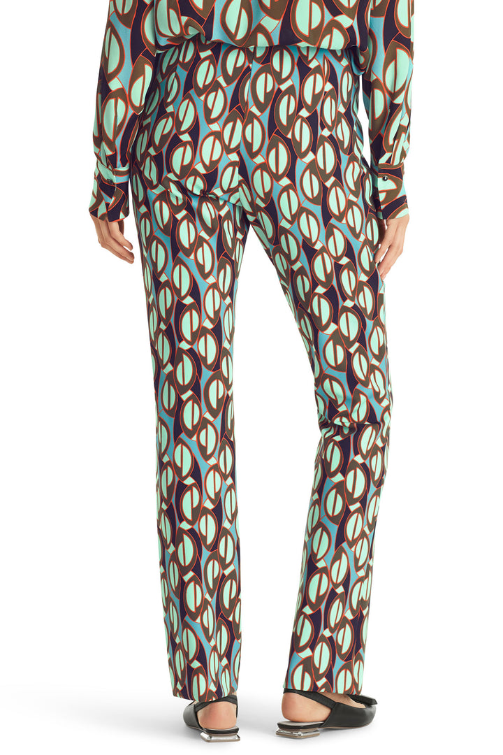 Marc Cain Collection WC 81.28 J01 562 Frederica Soft Malachite Trousers - Olivia Grace Fashion