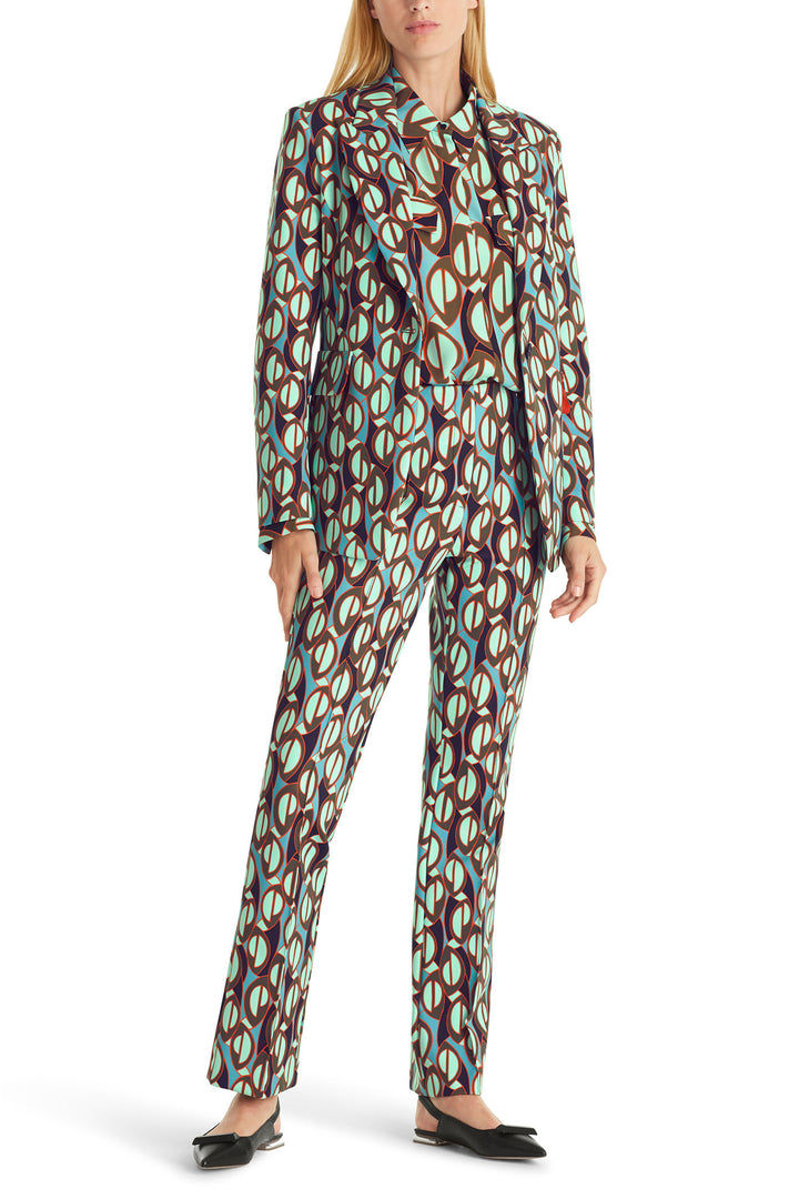 Marc Cain Collection WC 81.28 J01 562 Frederica Soft Malachite Trousers - Olivia Grace Fashion