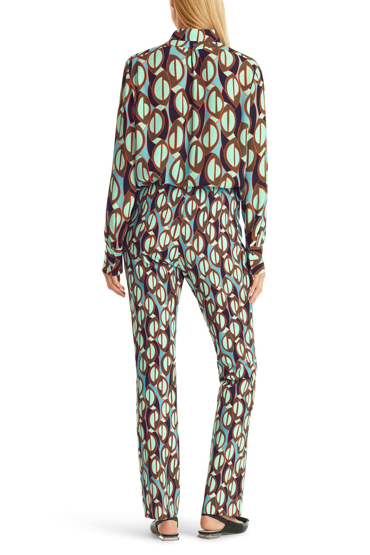 Marc Cain Collection WC 81.28 J01 562 Frederica Soft Malachite Trousers - Olivia Grace Fashion
