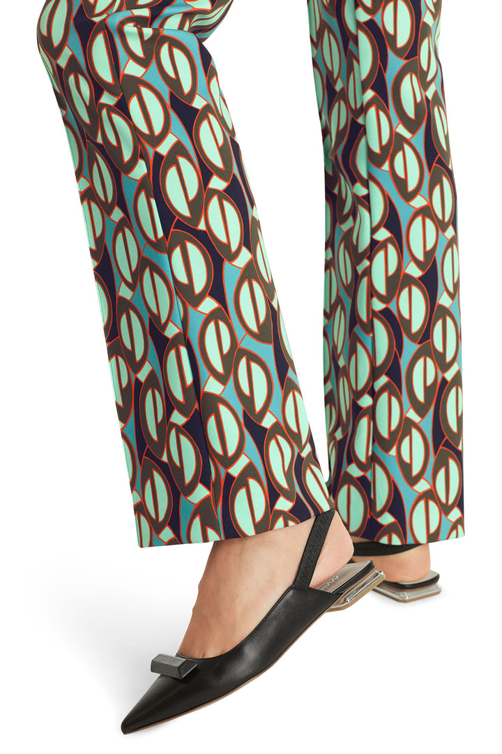 Marc Cain Collection WC 81.28 J01 562 Frederica Soft Malachite Trousers - Olivia Grace Fashion