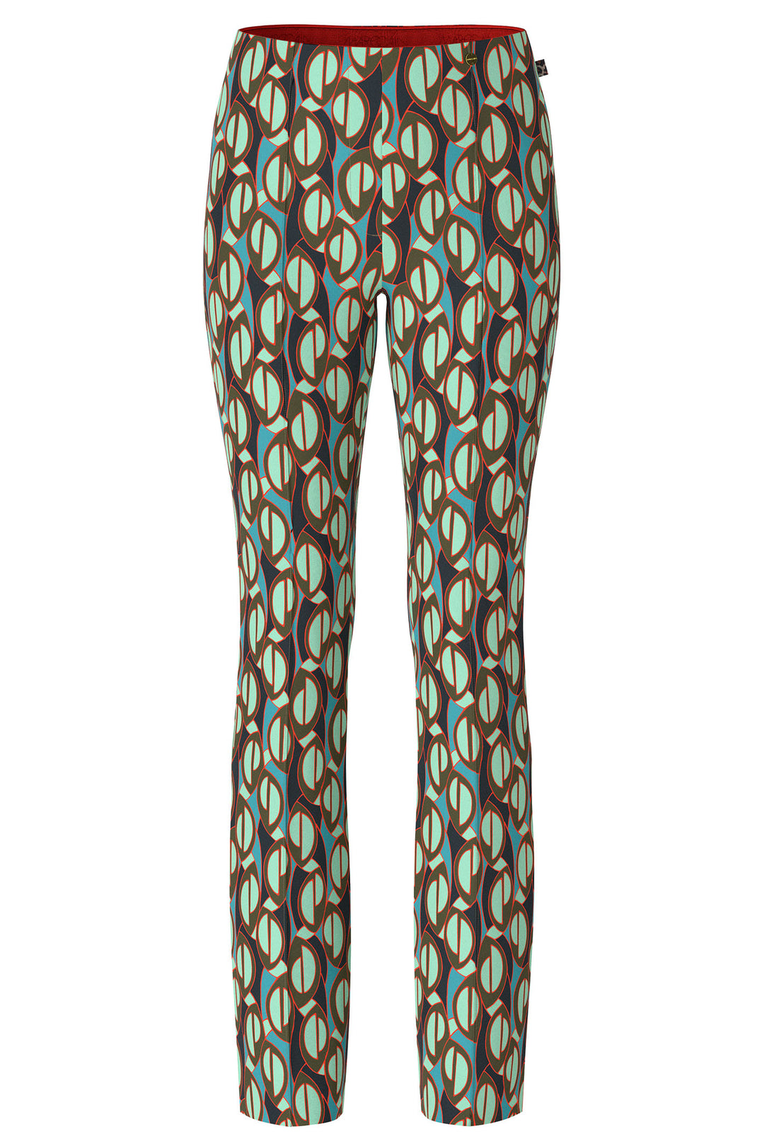 Marc Cain Collection WC 81.28 J01 562 Frederica Soft Malachite Trousers - Olivia Grace Fashion
