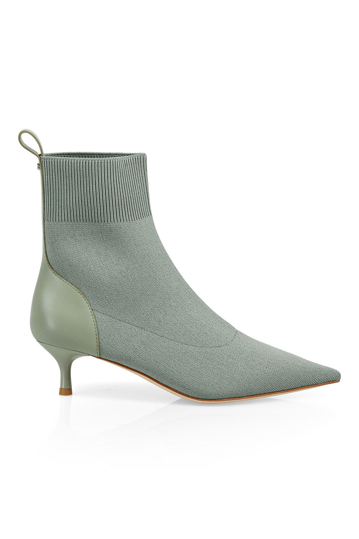 Marc Cain Collection XC SB.05 M62 Frozen Sage Green Boots - Olivia Grace Fashion