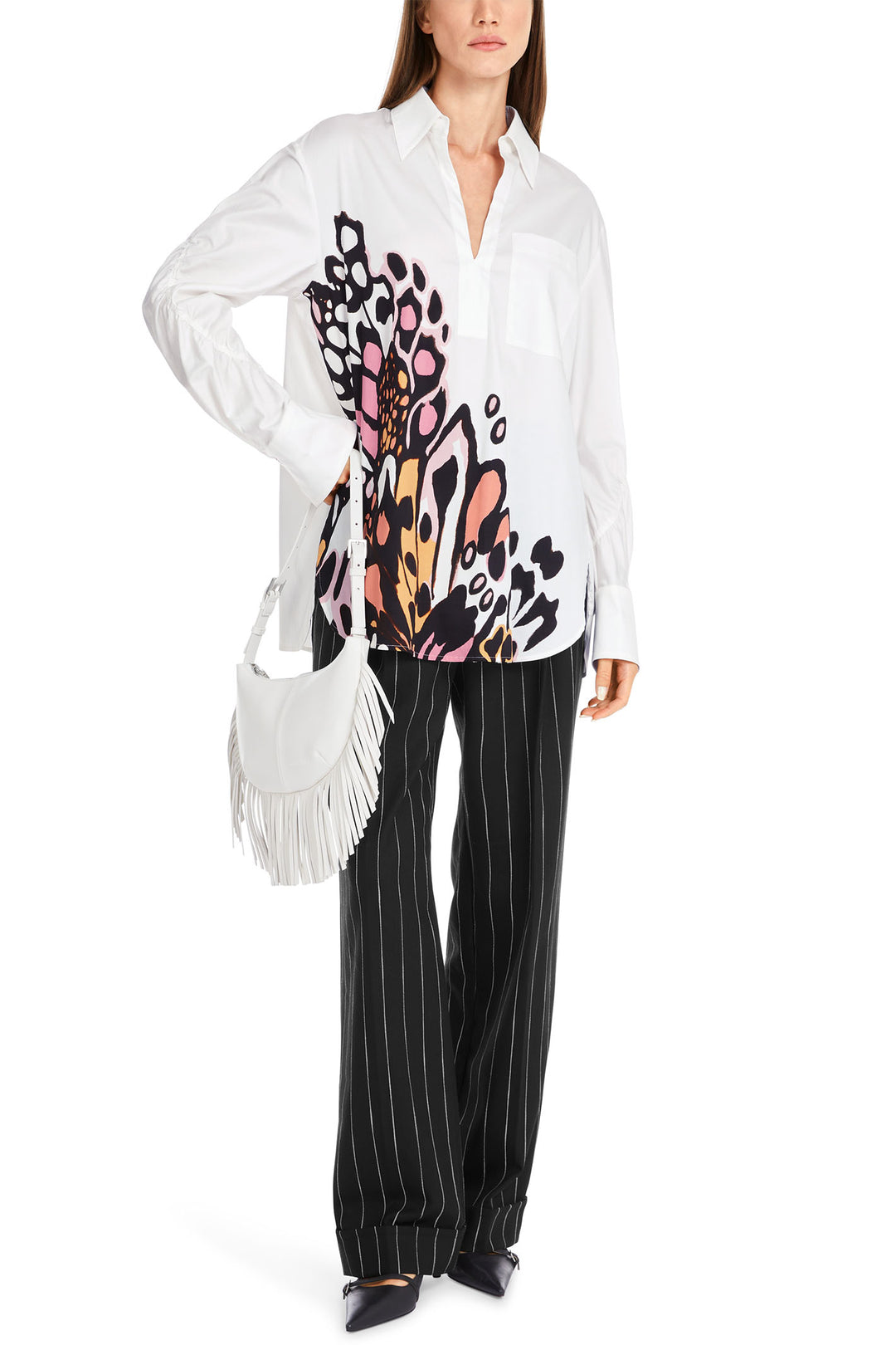 Marc Cain Collections Blouse Off White YC 51.19 W26 110 - Olivia Grace Fashion