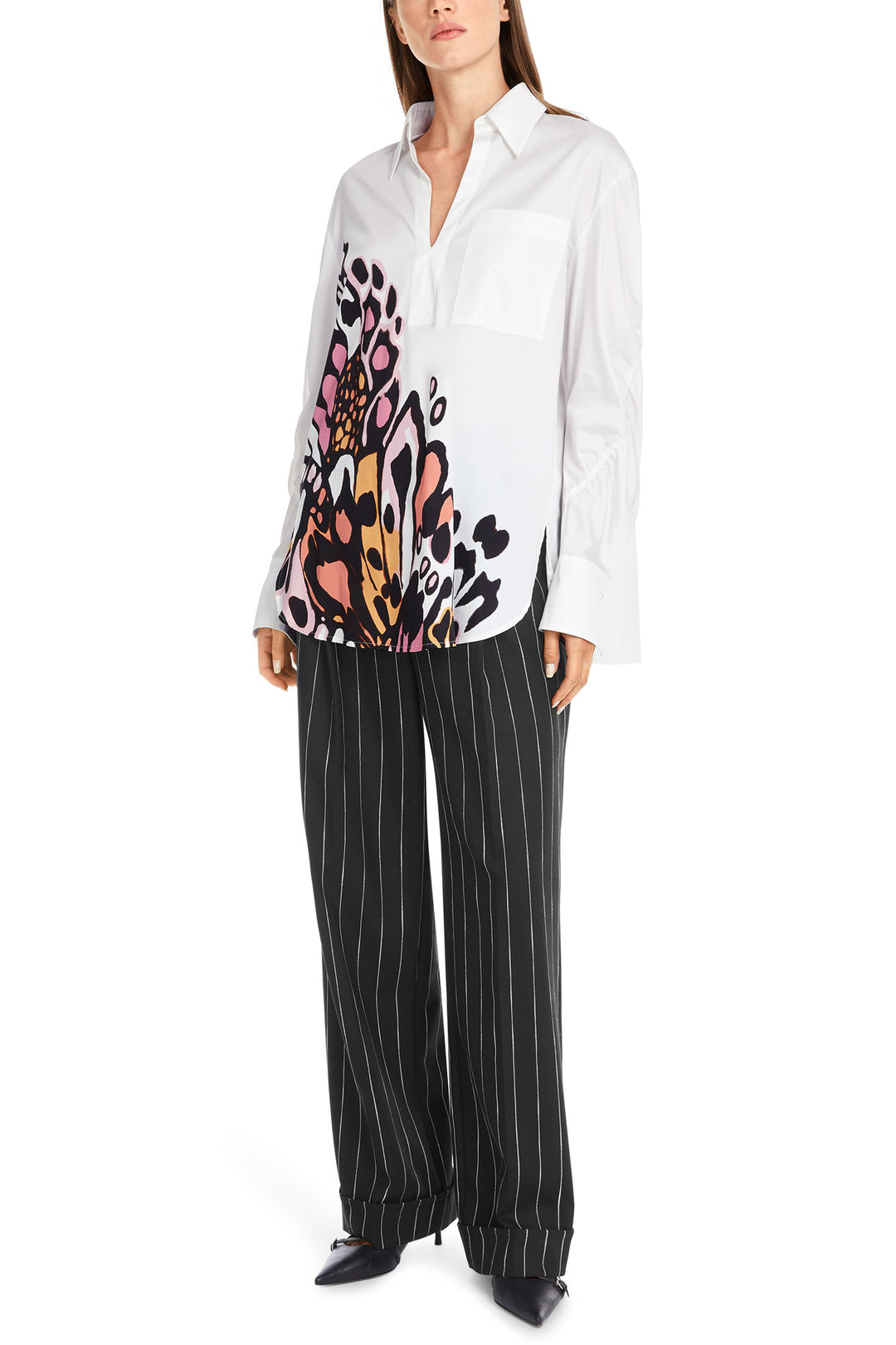 Marc Cain Collections Blouse Off White YC 51.19 W26 110 - Olivia Grace Fashion