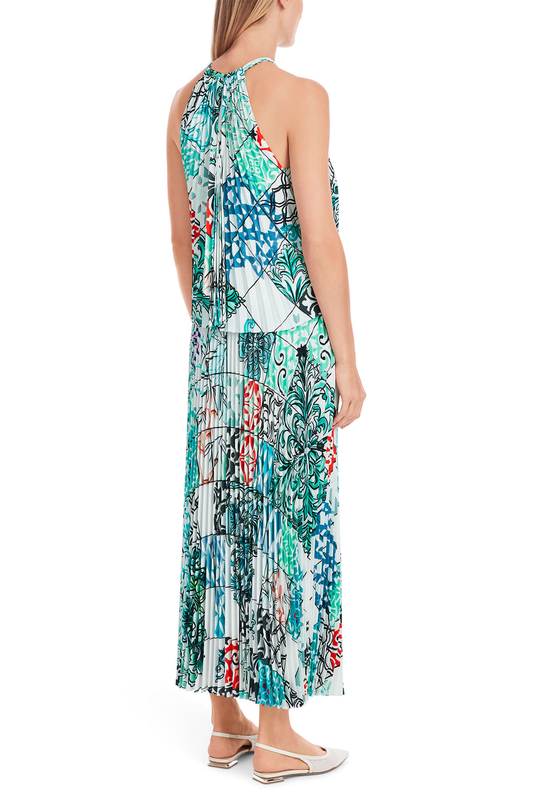 Marc Cain Collections Blue Andalusian Breeze Print Sleeveless Top YC 61.13 W76 - Olivia Grace Fashion