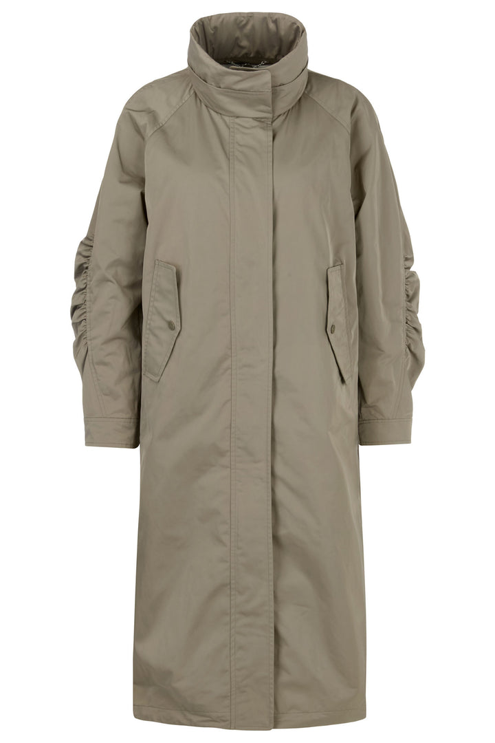 Marc Cain Collections Coat Sage Powder Green YC 11.02 W38 581 - Olivia Grace Fashion