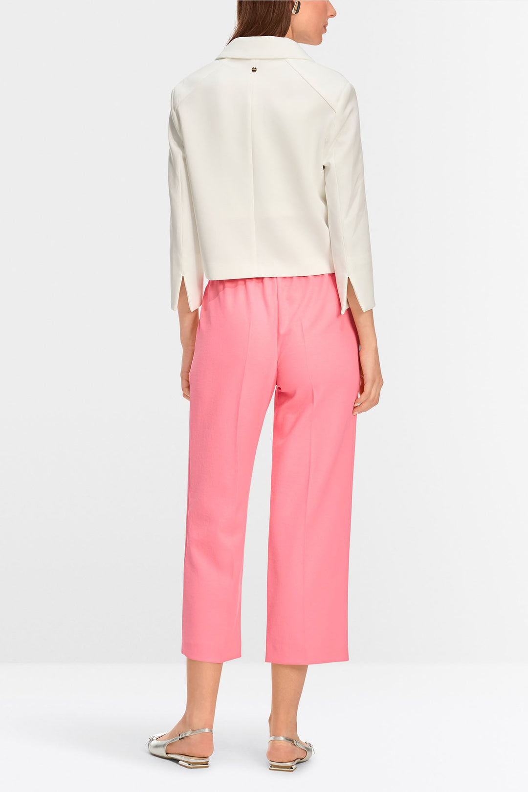Marc Cain Collections Culotte Style Trousers Bright Candy Pink YC 81.21 W03 236 - Olivia Grace Fashions