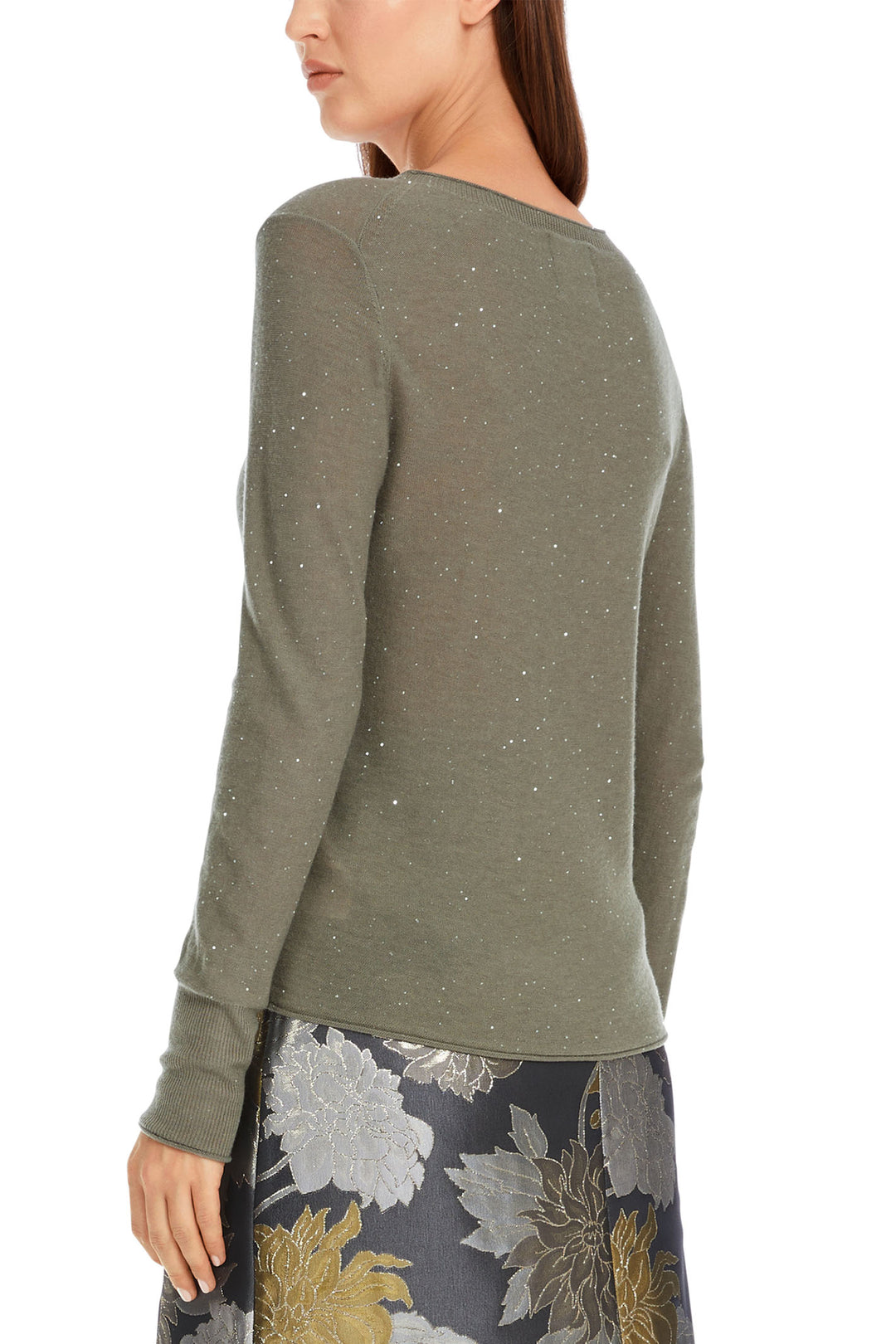 Marc Cain Collections Jumper Sage Powder YC 41.20 M75 581 - Olivia Grace Fashion