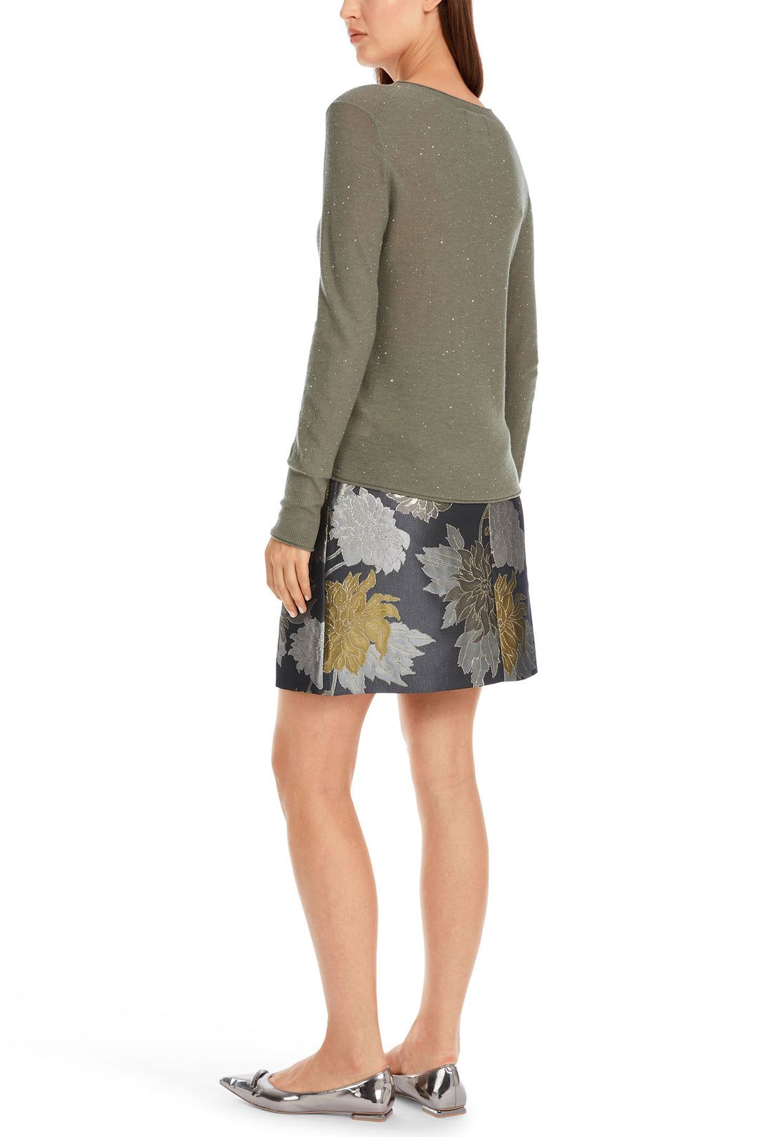 Marc Cain Collections Jumper Sage Powder YC 41.20 M75 581 - Olivia Grace Fashion
