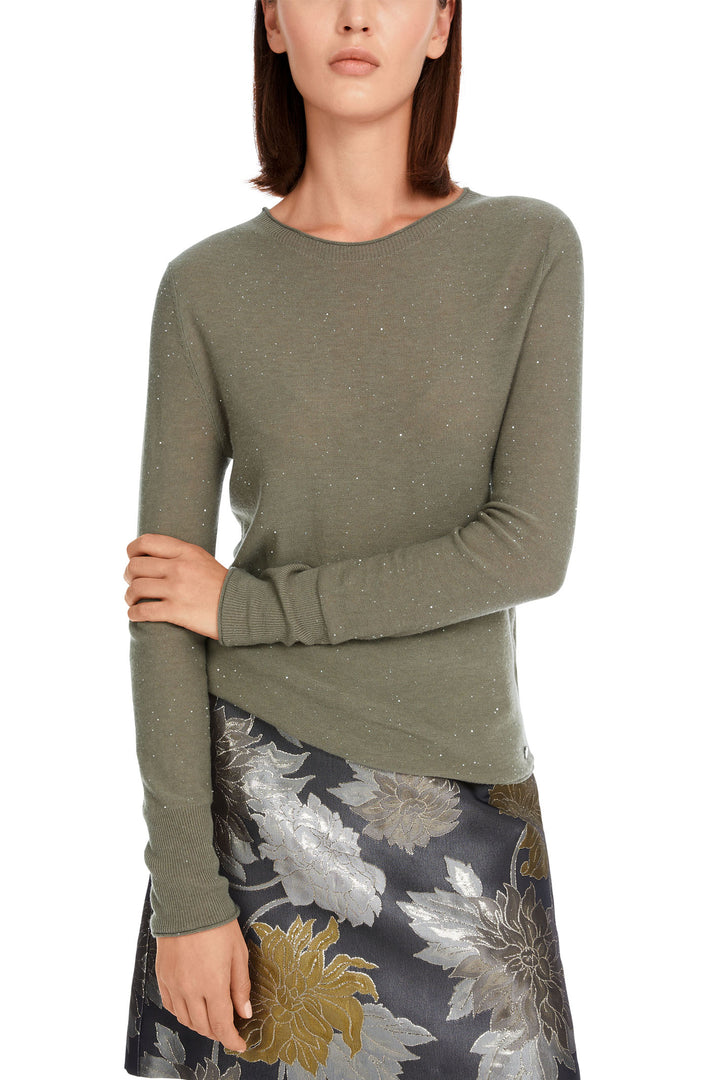 Marc Cain Collections Jumper Sage Powder YC 41.20 M75 581 - Olivia Grace Fashion