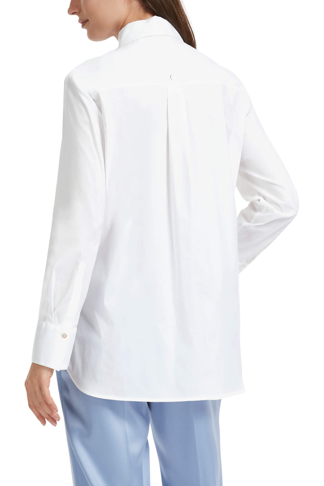 Marc Cain Collections VC 51.10 W71 100 White Blouse - Olivia Grace Fashion