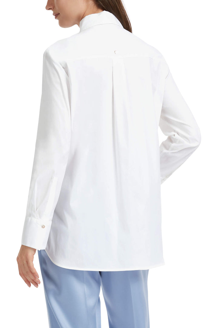 Marc Cain Collections VC 51.10 W71 100 White Blouse - Olivia Grace Fashion
