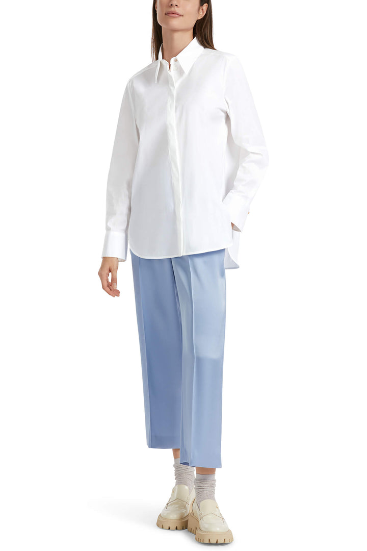 Marc Cain Collections VC 51.10 W71 100 White Blouse - Olivia Grace Fashion
