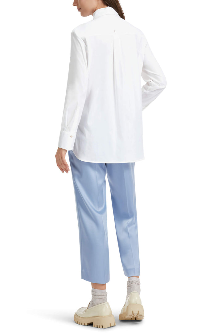 Marc Cain Collections VC 51.10 W71 100 White Blouse - Olivia Grace Fashion