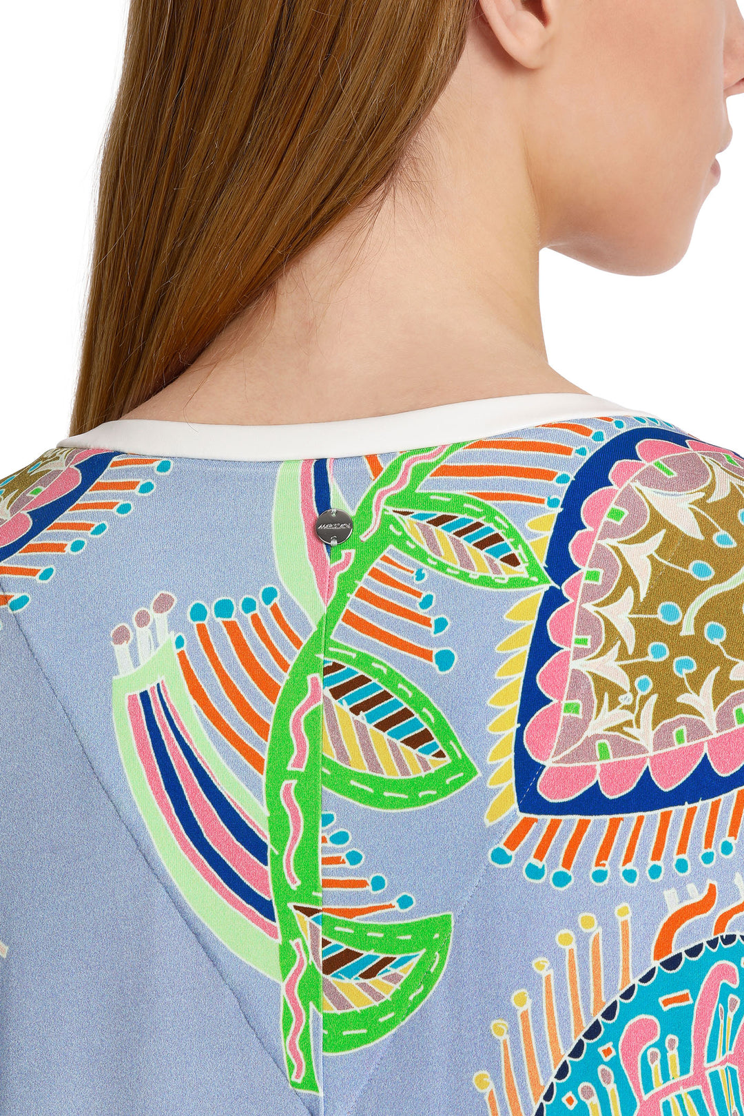 Marc Cain Collections WC 21.45 J46 321 Blue Deep Summer Sky Dress - Olivia Grace Fashion