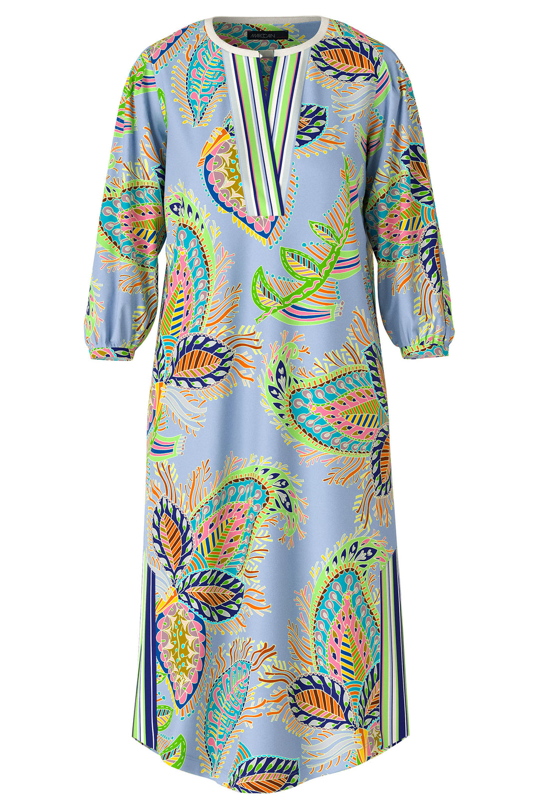 Marc Cain Collections WC 21.45 J46 321 Blue Deep Summer Sky Dress - Olivia Grace Fashion