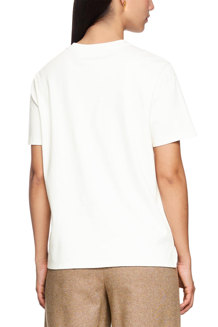 Marc Cain Collections ZC 48.08 J61 Off White T-Shirt Top 110 - Olivia Grace Fashion