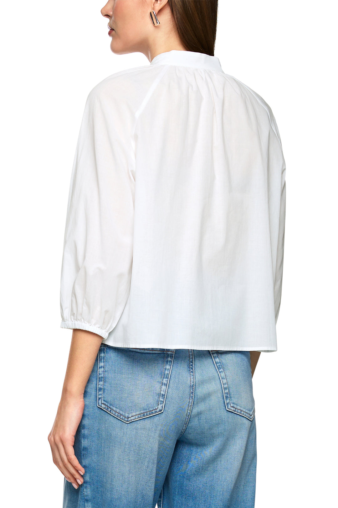 Marc Cain Collections ZC 51.19 W53 White Embroidered Blouse - Olivia Grace Fashion