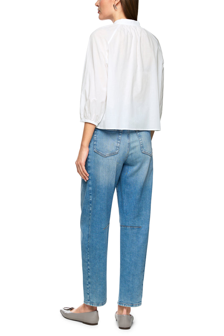 Marc Cain Collections ZC 51.19 W53 White Embroidered Blouse - Olivia Grace Fashion