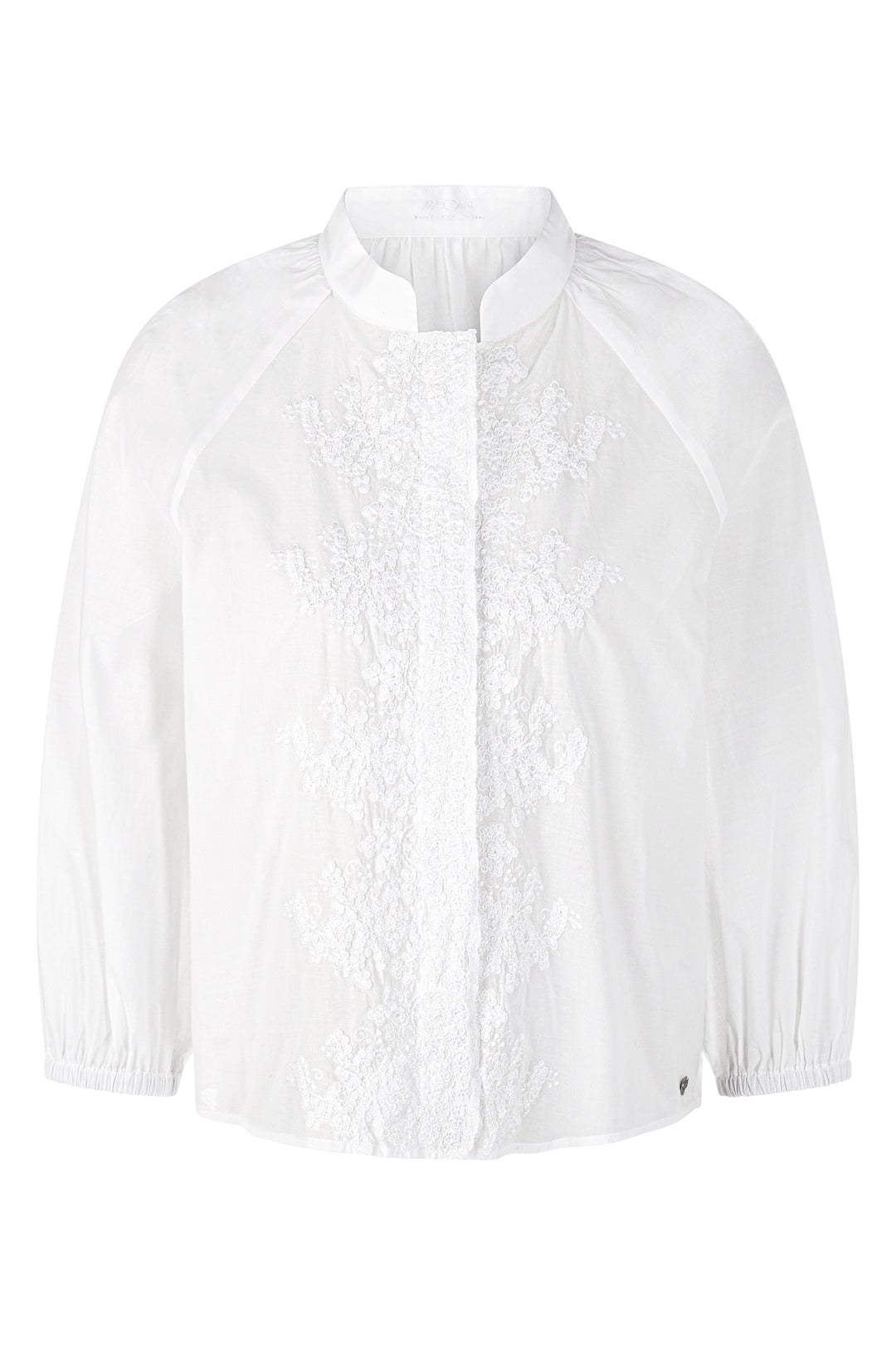 Marc Cain Collections ZC 51.19 W53 White Embroidered Blouse - Olivia Grace Fashion