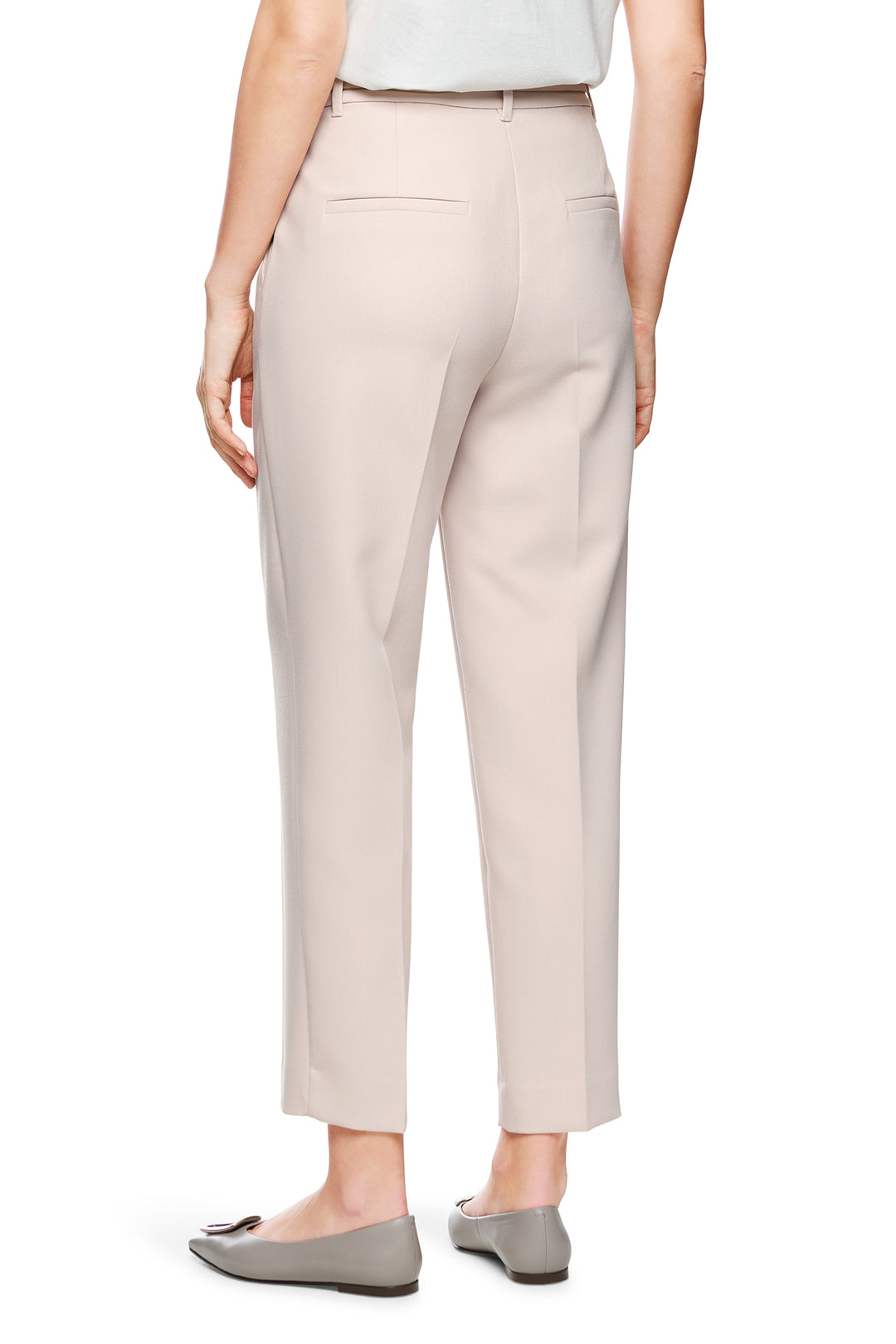 Marc Cain Collections ZC 81.14 W44 Light Desert Taupe Trousers 702 - Olivia Grace Fashion