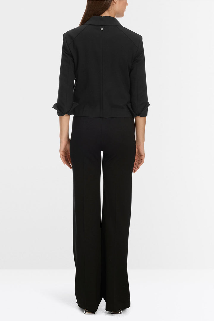 Marc Cain Essentials Jacket Black Jersey +E 31.01 J24 900 - Olivia Grace Fashion