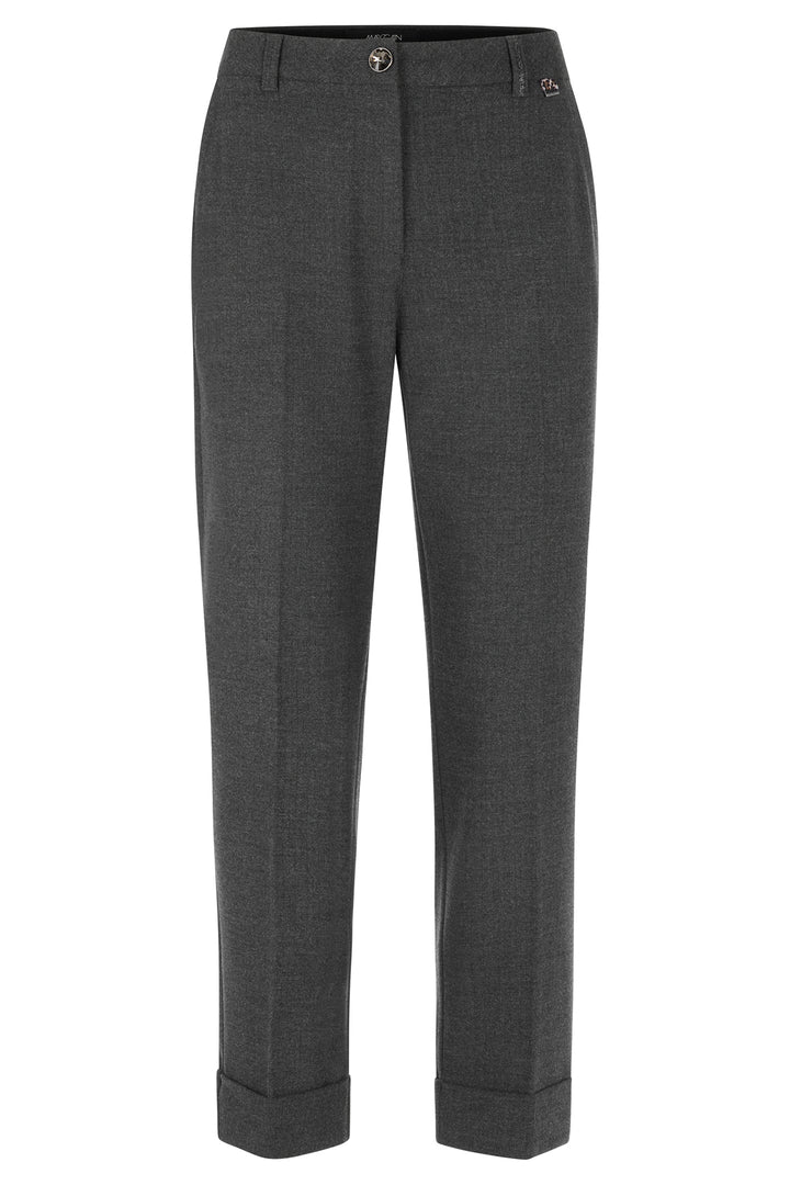 Dark gray pants on a white background