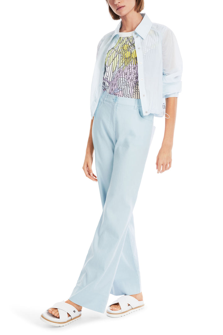 Marc Cain Sports Light Blue Wide Fit Jeans YS 81.49 W30 313 - Olivia Grace Fashion
