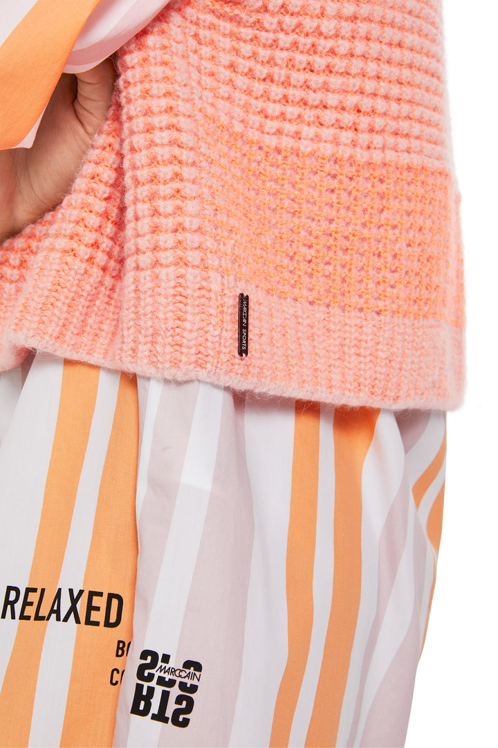 Marc Cain Sports Sleeveless Jumper Rosewater Pink XS 42.01 M03 - Olivia Grace Fashion