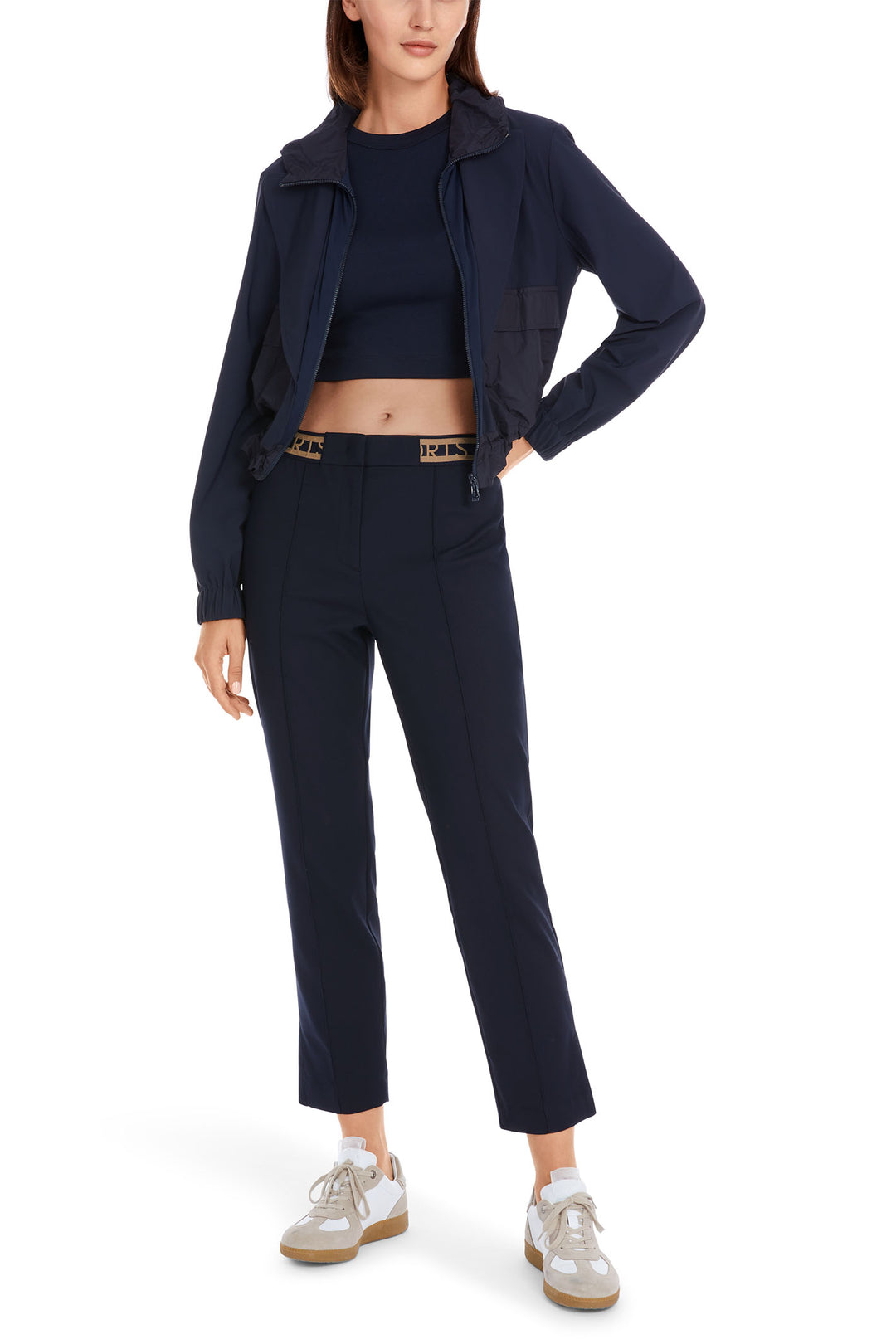 Marc Cain Sports Trousers Navy Rethink Together Sydney YS 81.12 W08 394 - Olivia Grace Fashion