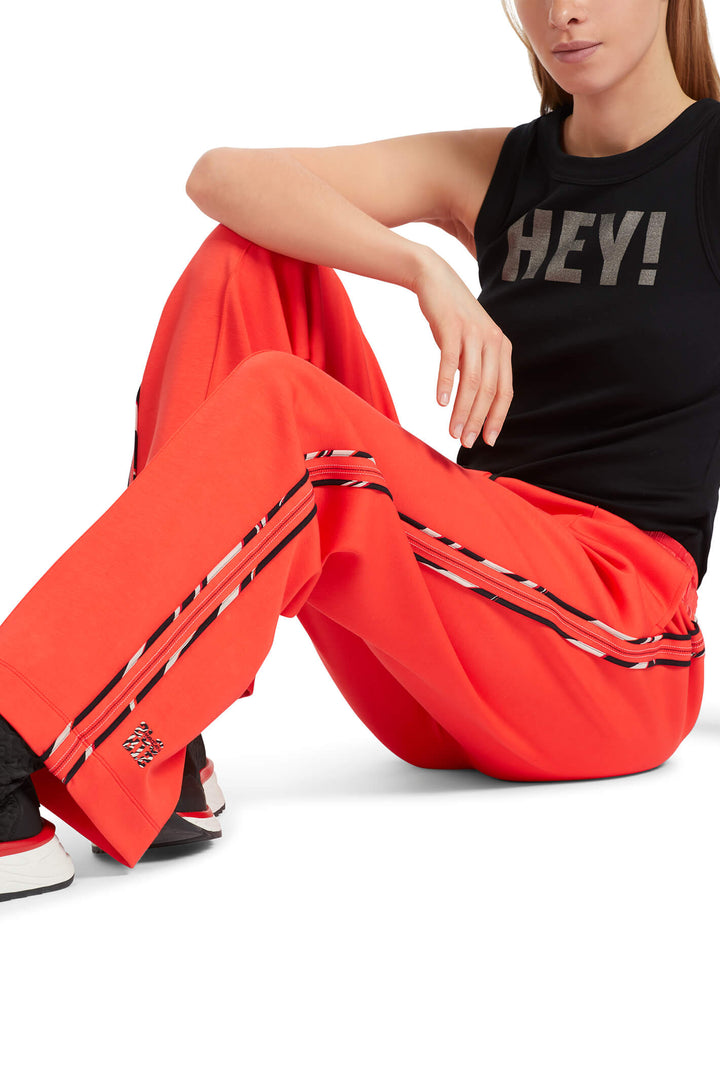 Marc Cain Sports VS 81.25 J06 Welby 278 Campari Orange Pull On Trousers - Olivia Grace Fashion