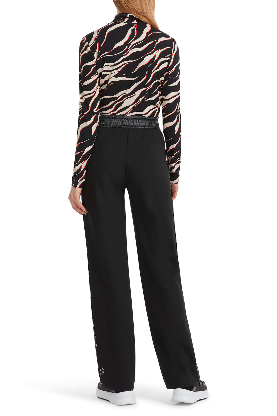 Marc Cain Sports VS 81.25 J06 Welby 900 Black Pull On Trousers - Olivia Grace Fashion