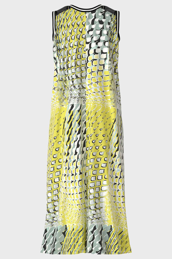 Marc Cain Sports WS 21.16 W30 509 Soft Sage Print Sleeveless Dress - Olivia Grace Fashion