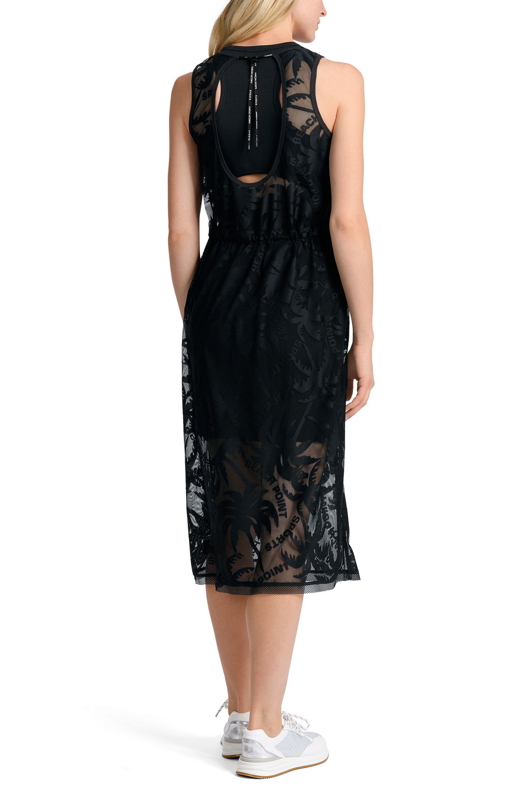 Marc Cain Sports WS 21.52 J79 395 Black Racer Back Dress - Olivia Grace Fashion